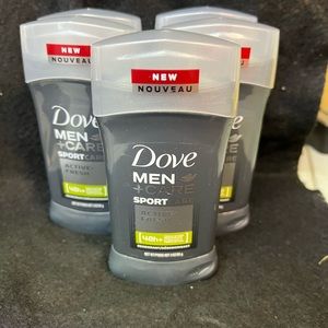 Dove Mens Deodorant Bundle of 5 Active Fresh New